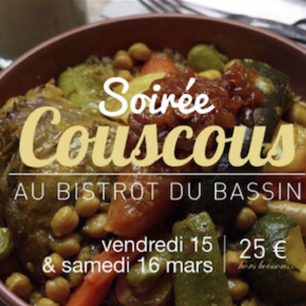 Soirée Couscous - Au Bistrot du Bassin